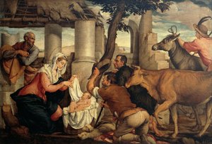 Die Anbetung der Hirten von Jacopo (1510 92) Bassano