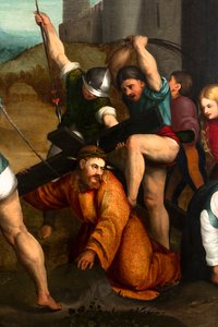 Der Aufstieg nach Golgatha (Detail)