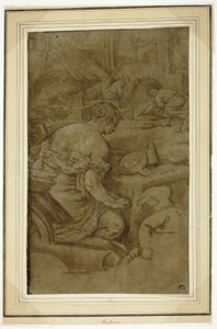Allegorie des Feuers (Venus in der Schmiede des Vulkan) von Jacopo Bassano