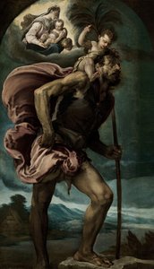 Heiliger Christophorus, 1559 von Jacopo Bassano il vecchio