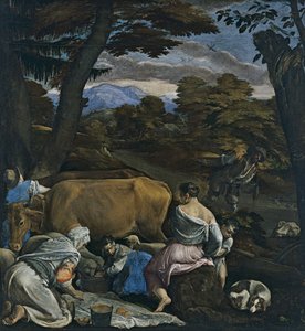 Das Gleichnis vom Sämann von Jacopo Bassano il vecchio