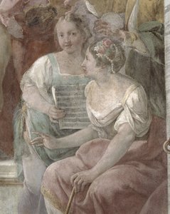 Musikzimmer Fresko (Detail)