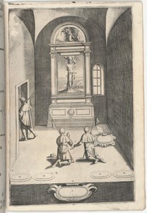 Kapelle des Heiligen Sebastian (Cappella di San Sebastiano) [Tafel N] von Jacopo Ligozzi