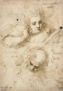 Andriana Palma und Diogenes der Kyniker von Jacopo Palma il Giovane