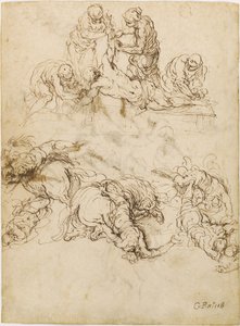Das Martyrium des Heiligen Bartholomäus; Die Bekehrung des Heiligen Paulus von Jacopo Palma il Giovane