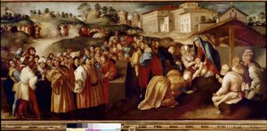 Anbetung der Heiligen Drei Könige von Jacopo Pontormo