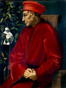 Porträt von Cosimo, bekannt als Cosimo der Alte Medici von Jacopo Pontormo