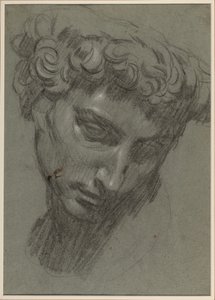 Porträt von Giuliano de’ Medici, nach Michelangelo (recto) von Jacopo Robusti (workshop of) Tintoretto