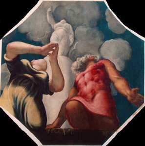 Deukalion und Pyrrha von Jacopo Robusti Tintoretto