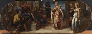 Esther und Ahasverus oder Salomo und die Königin von Saba, 1545