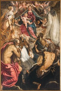 Madonna mit Jesuskind und Heiligen
