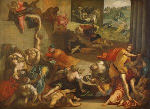 Massaker der Unschuldigen von Jacopo Robusti Tintoretto