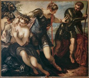 Minerva vertreibt Mars, ca. 1576 von Jacopo Robusti Tintoretto