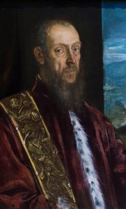 Porträt von Vincenzo Morosini von Jacopo Robusti Tintoretto