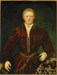 Porträt einer jungen Dame von Jacopo Robusti Tintoretto