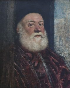 Porträt eines alten Mannes, ca. 1575 von Jacopo Robusti Tintoretto