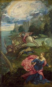 Sankt Georg und der Drache, um 1555