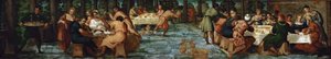Das Festmahl des Belsazar, ca. 1543 von Jacopo Robusti Tintoretto