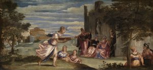 Die Prüfung der Tuccia, ca. 1555