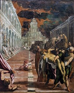 Transport des Körpers von St. Markus von Jacopo Robusti Tintoretto