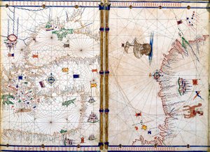 Damaskus und Jerusalem (Detail aus den Geographischen Karten)