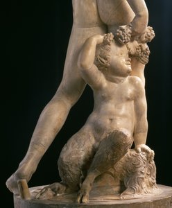 Bacchus (Detail), Skulptur von Jacopo Sansovino (1486-1570)
