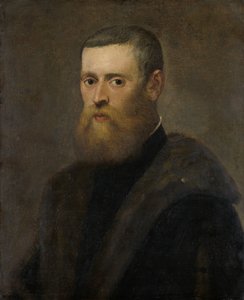 Porträt eines Mannes von Jacopo Tintoretto (circle of)