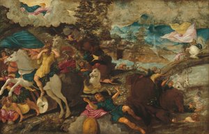 Die Bekehrung des Heiligen Paulus, ca. 1544 von Jacopo Tintoretto