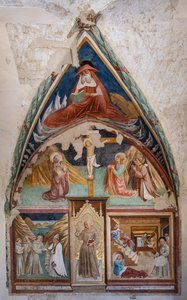 Geschichten von S. Bernardino und Heiligen, Kirche des Heiligen Franziskus, Kapelle des Heiligen Bernardino von Siena