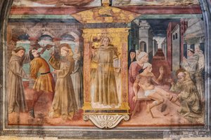 Geschichten des Heiligen Antonius von Padua, Nische des Heiligen Antonius von Padua, Mitte des 15. Jahrhunderts von Jacopo Vincioli