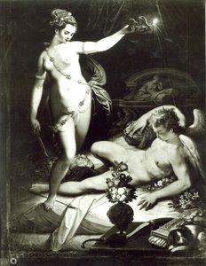 Psyche überrascht Amor