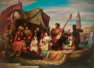 Giovanni Bellini und Albrecht Dürer werden von venezianischen Künstlern gefeiert