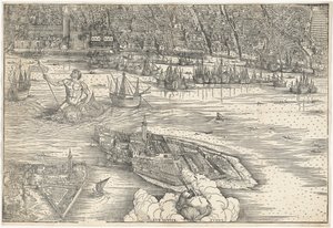 Ansicht von Venedig [unterer Mittelblock], 1500