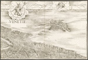 Ansicht von Venedig [oberer Mittelblock], 1500 von Jacopo de Barbari