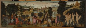 Diana und Actaeon von Jacopo del Sellaio