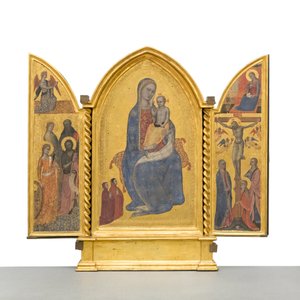 Madonna mit Kind; Verkündigung; Kreuzigung und Heilige