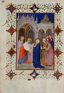Stundenbuch von Notre Dame: None, Die Darstellung im Tempel, aus den 