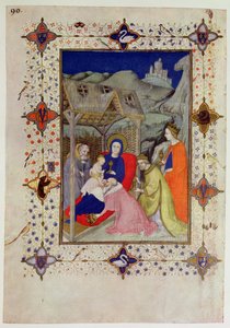 MS 11060-11061 Stunden von Notre Dame: Sexte, Anbetung der Heiligen Drei Könige, aus den 