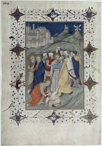 MS 11060-11061 Stunden des Kreuzes: Matin und Laudes, Der Verrat durch Judas, aus den 