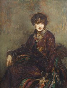 Porträt von Daisy Fellowes, geborene Marguerite Decazes de Glücksbierg (1890-1962) von Jacques Emile Blanche