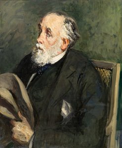 Porträt von Degas von Jacques Emile Blanche