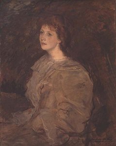 Porträt von Mabel Beardsley von Jacques Emile Blanche