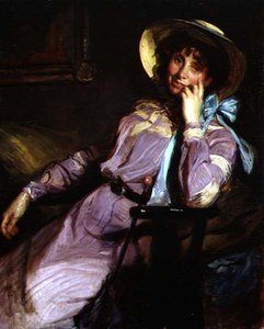 Porträt von Miss M.D. McEwen von Jacques Emile Blanche