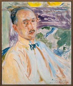 Studie für das Porträt von François Mauriac (1885-1970), französischer Schriftsteller, Gemälde von Jacques Émile Blanche (1861-1942) ausgeführt 1923. Fotografie, KIM Youngtae, Rouen, Rouen Museum der Schönen Künste. von Jacques Emile Blanche