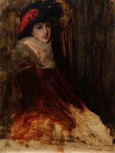 Studie eines jungen Mädchens von Jacques Emile Blanche