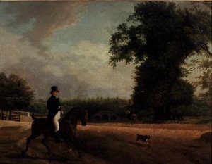 George Luving zu Pferd von Jacques Laurent Agasse