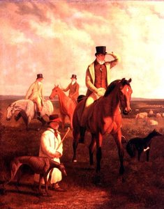 Lord Rivers beim Hetzen von Jacques Laurent Agasse
