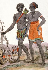 Mann und Frau aus Senegal von Jacques (after) Grasset de Saint Sauveur