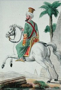 Ein Mameluk aus Kairo in Ägypten im Jahr 1801, Illustration aus 