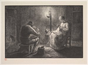 Nacht, aus der Serie Vier Tageszeiten, 1830-75